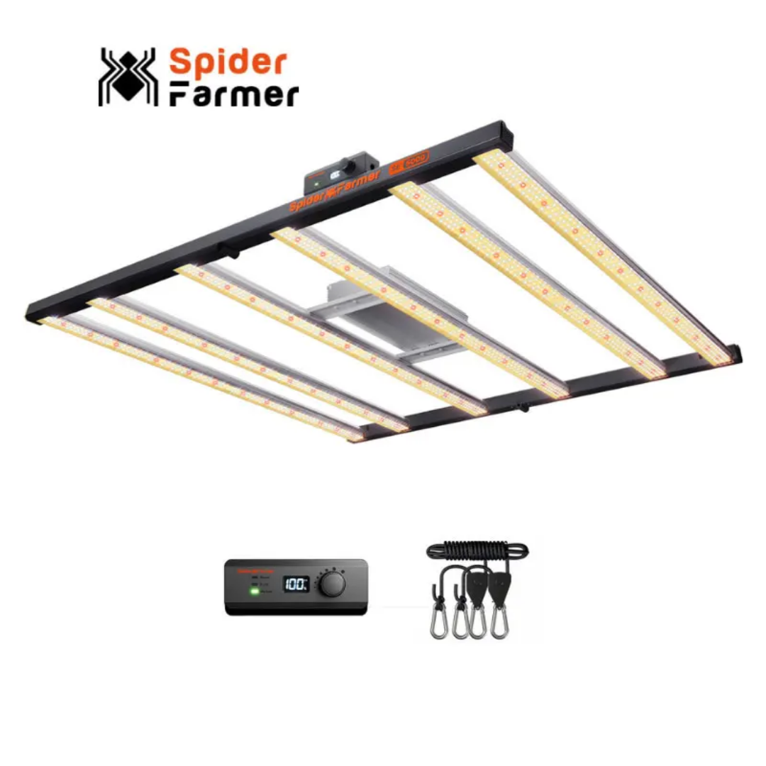 Spider Farmer SE5000 – 480W LED Growlampe für 120×120 cm Growzelte (4×4 ft)